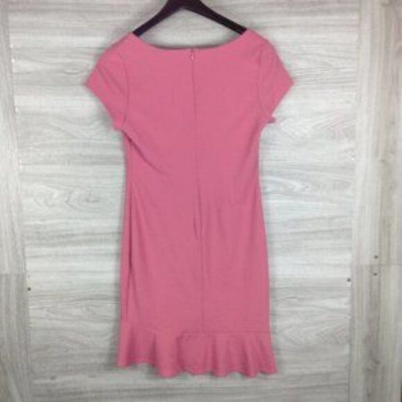 The Vanity Room Square Neck Ruffled Hem Dress size M - Picture 2 of 6